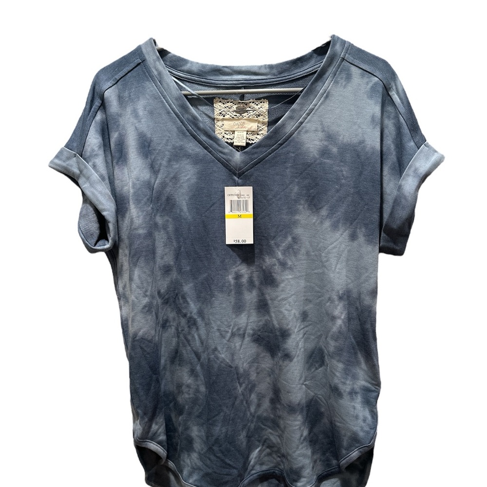Cupio Blue Relaxed Short Sleeve T-Shirt